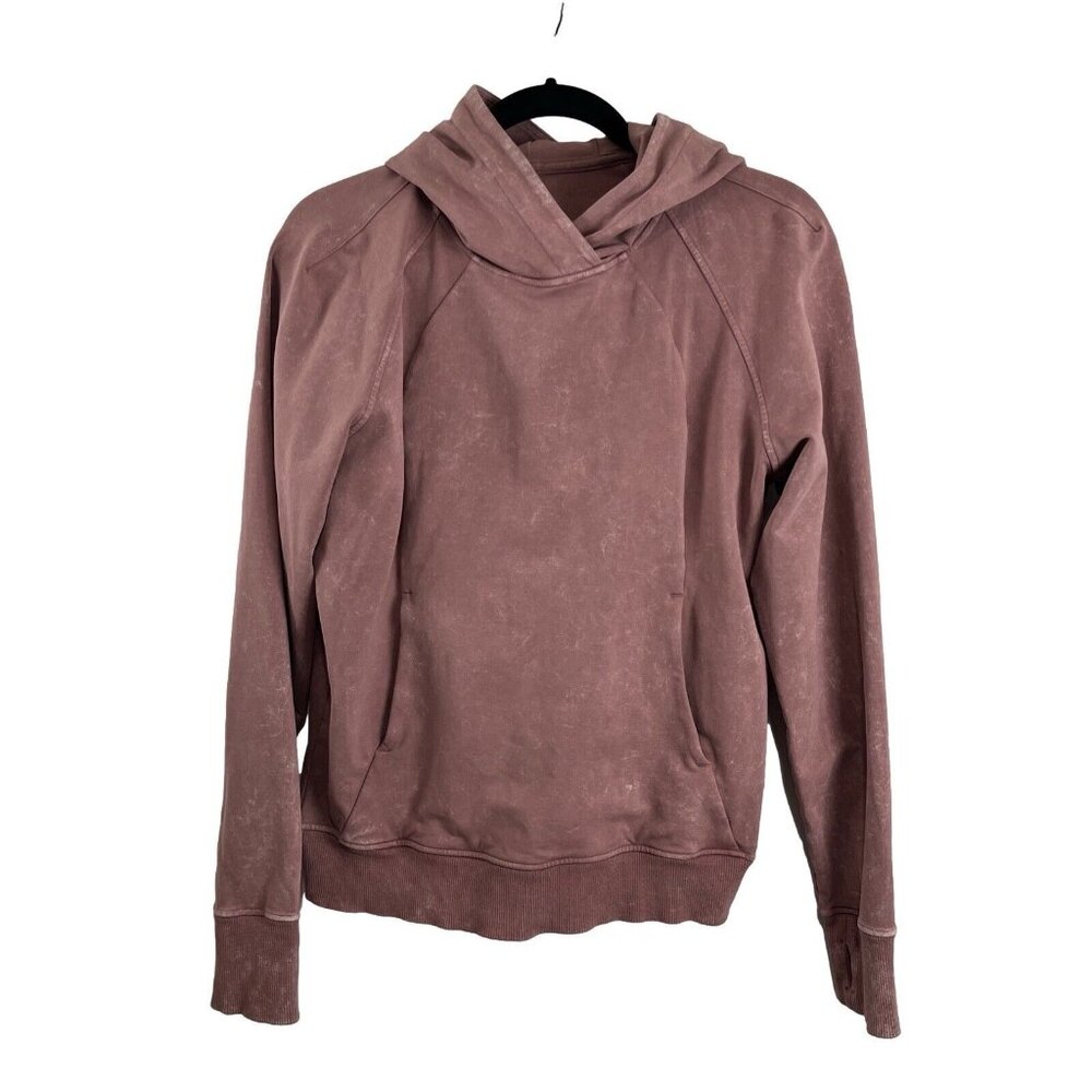 Lululemon Scuba Dusty Rose Washed Quicksand Pullover Sweatshirt Lounge Athletic4